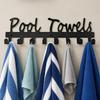 Wall Hook Rack Sturdy Towel Hanger Organizer for Bathroom, Entryway