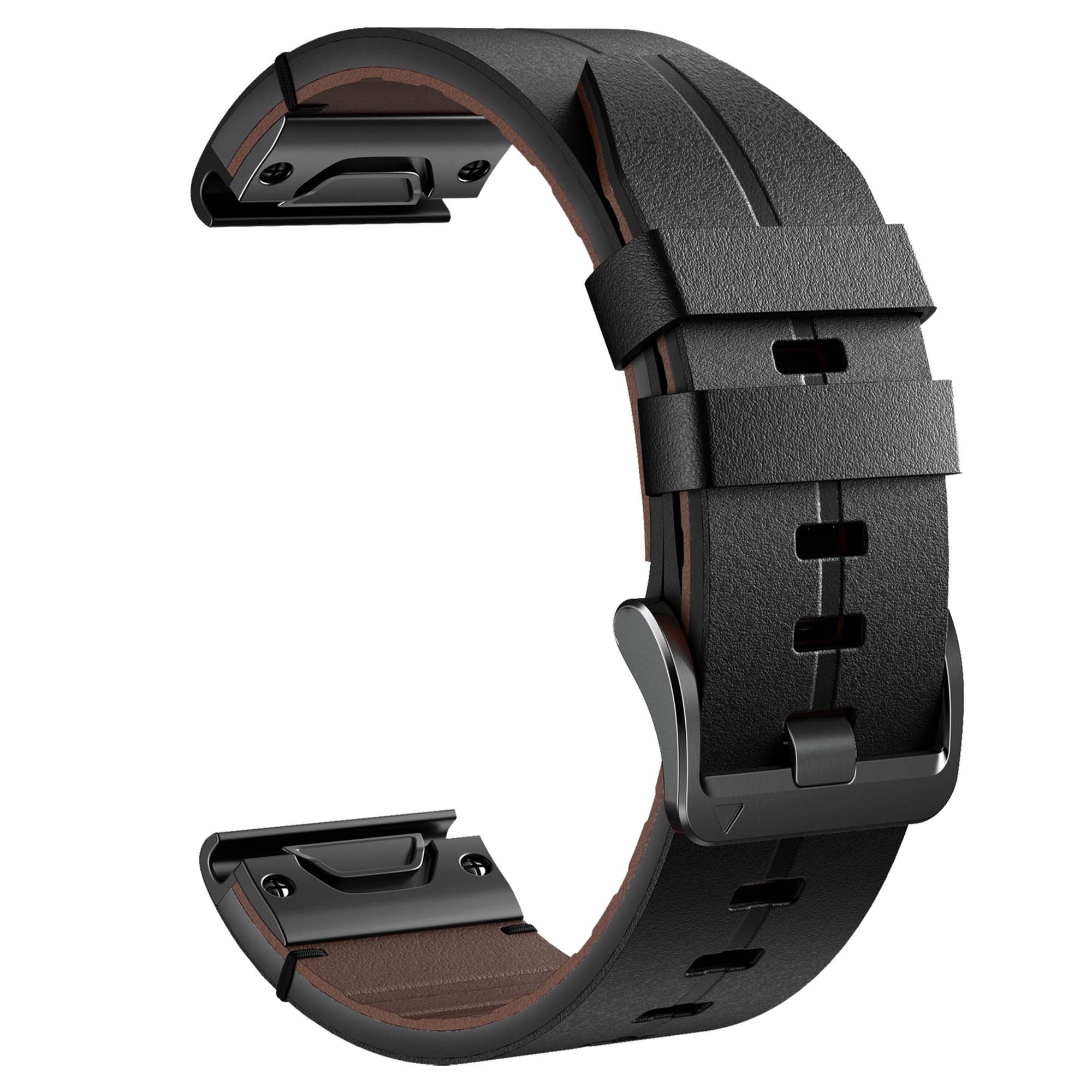 

Ремешок для часов 26 мм для Garmin Fenix 7X/6X Pro/6X/5X/5X Plus Ремешок из натуральной кожи 22 мм для Fenix 6/6 Pro/5/7 26mm