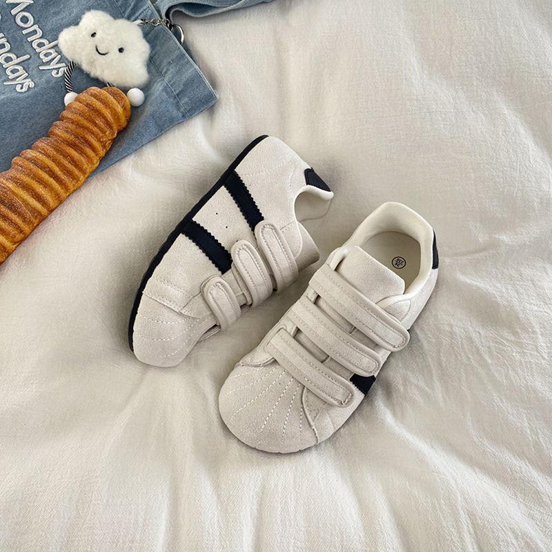 Lightweight Thin-soled Puff Shoes Women's Spring and Autumn New Casual Women's Shoes Student Versatile Retro German Training Shoes