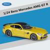 Welly 1/24 Mercedes Benz AMG GT R Alloy Sports Car Model Diecast Metal Racing Car Vehicles Model Simulation Collection Kids Gift