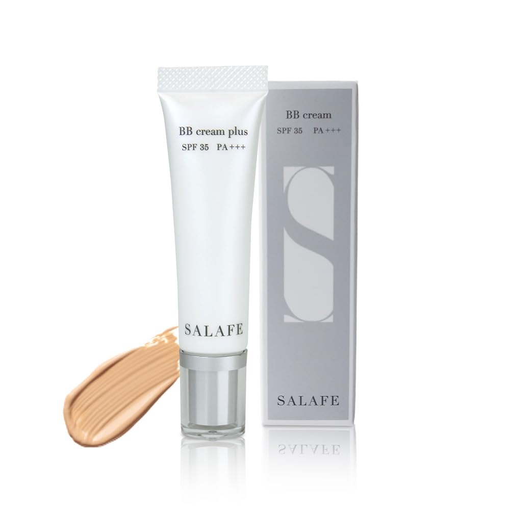 Salafe BB Cream Cooling Foundation with High UV Makeup Pore Shine for Women in their 40s and Made in Suitable for Sensitive Skin Plus Coverage,