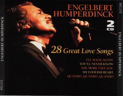 CD ENGELBERT HUMPERDINCK - 28 Great Love Songs BXCL212 Not On Label 1992 Netherlands Pop Used