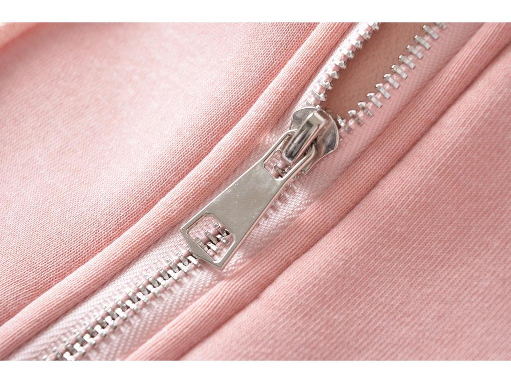 Women's Velvet Hooded Zip-Up Sweatshirt, 2023 New Oversized Slim-Fit Long-Sleeve Cardigan