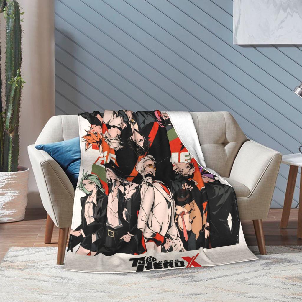To Be Hero-X Snap Mode-Decke Anime Cartoon Flanell Neuheit Warmer Überwurf Mode-Decke für Bett Sofa Frühling/Herbst Auto