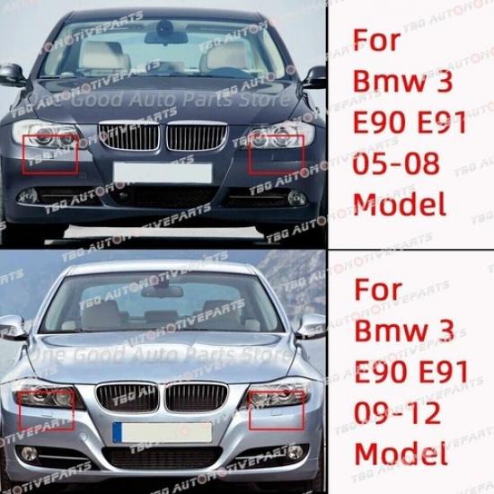 2pcs Space Grey Headlamp Washer Cover for BMW 3 series E90 E91 2009-2012