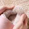 Cotton slippers winter bag and indoor home waterproof and non-slip thick-soled down cotton shoes for winter outer wear