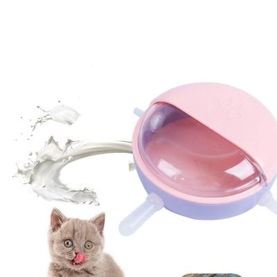 Non-spill Puppy Milk Feeder Bite Resistant with 5 Pacifiers Pet Feeding Nipple Detachable Kitten Feeding Bowls Pet Shop