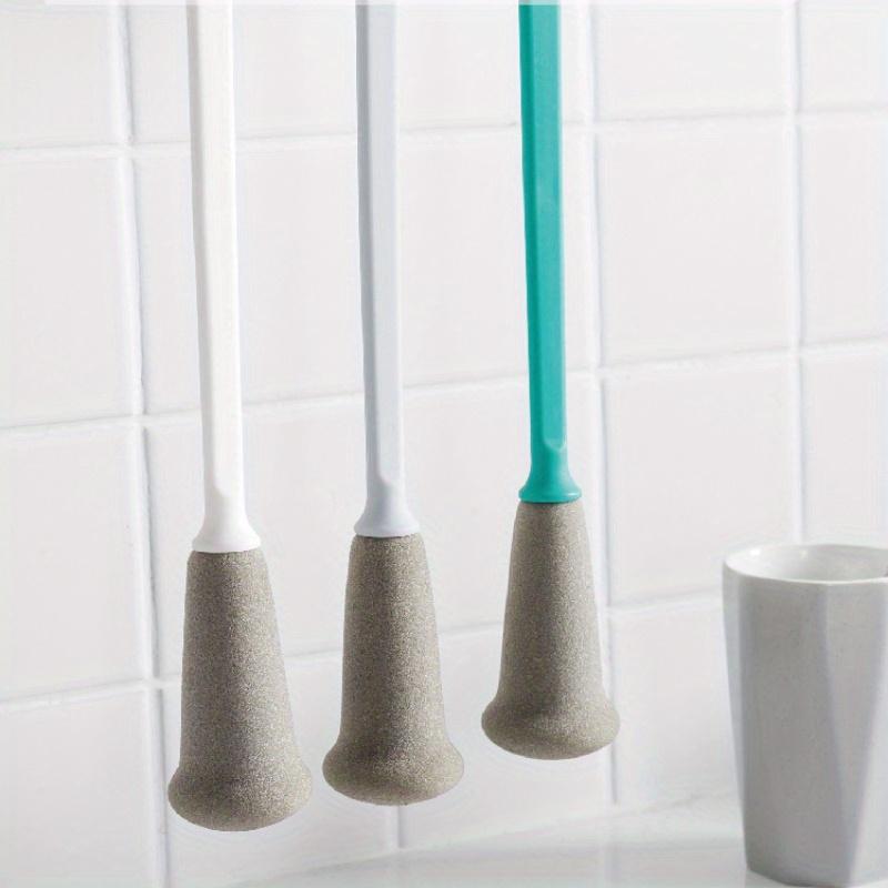 1PC Nordic-style Long-handled Sponge Brush, Suitable for Bottles and Cups, with a Soft Sponge Head for Scrubbing Kitchen Utensils.