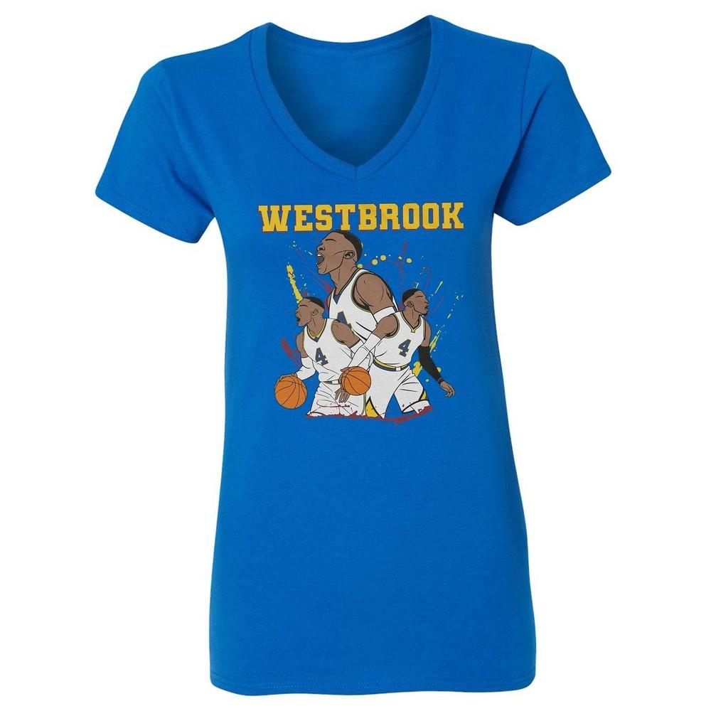 Westbrook Basketball Tribute - Denver Hoops Fan Ladies  V-Neck Tshirt Unisex T-Shirt XXL