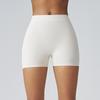 Wharton Women's Quick-Dry Sports Running Shorts - Breathable, V-Waist, Peach Hip Design