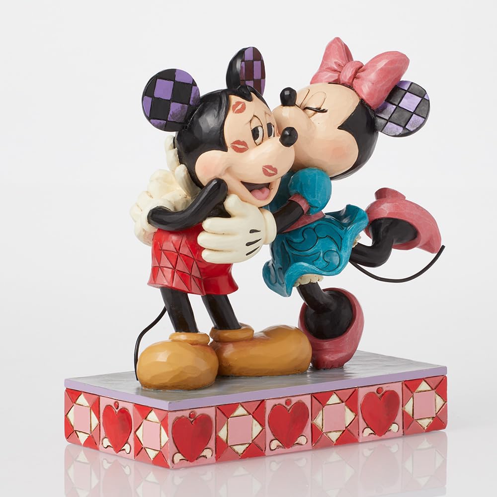 Disney Traditions Mickey Minnie Kiss Mark 6016327 &