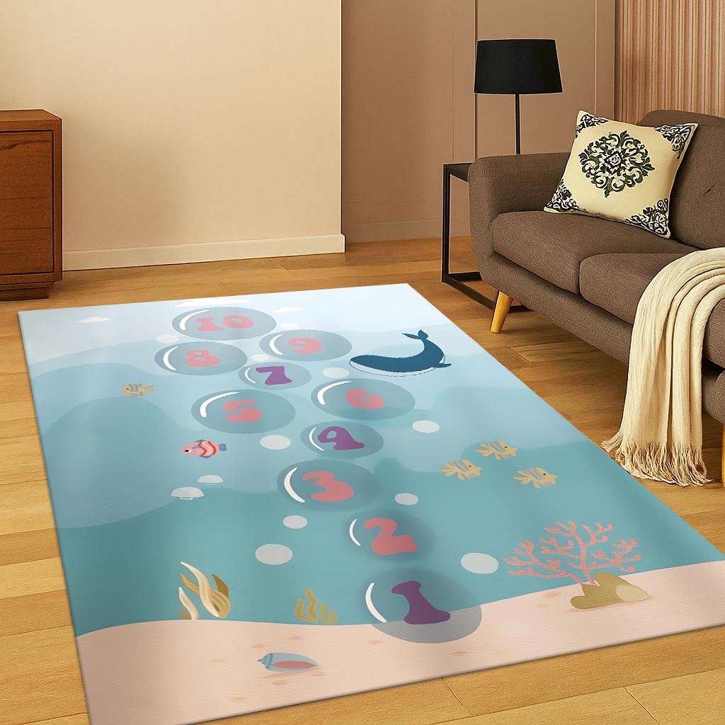 Детский цифровой коврик-игра «Классики» для гостиной, дивана, дома, спальни, прихожей, кухни, детский игровой нескользящий коврик 40x60cm