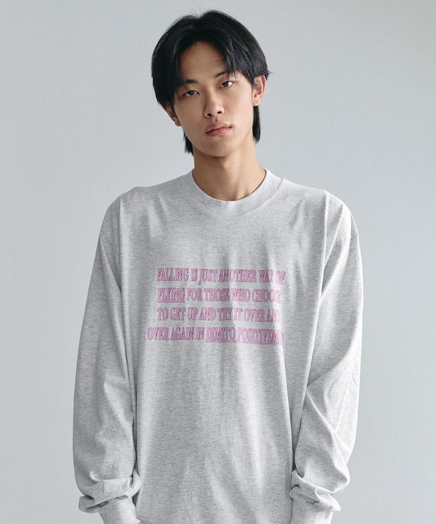 DIMITO Dmt Flow Lsv Gd 6.5Oz Tee Ash