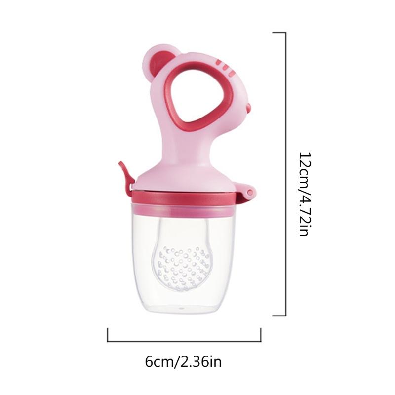 Cute Baby Dummy Pacifier Fresh Food/Fruit Feeder Feeding Nipple Weaning Teething Nipple Teat Pacifier Teether Soother