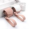 PU Leather AirPods Protective Case with Portable Anti-lost Lanyard