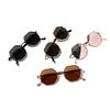 Luxury Designer Round Sunglasses Women Men Vintage Steampunk Small Frame UV400 Protection Fashion Shades