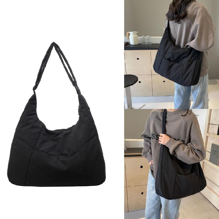 Shoulder Bag for Girl Women Handbag Solid Color Underarm Bag Crossbody Bag Tote