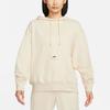Nike Women'ss Drawstring Hooded Long-Sleeve Sweatshirt Beige DQ6225-219
