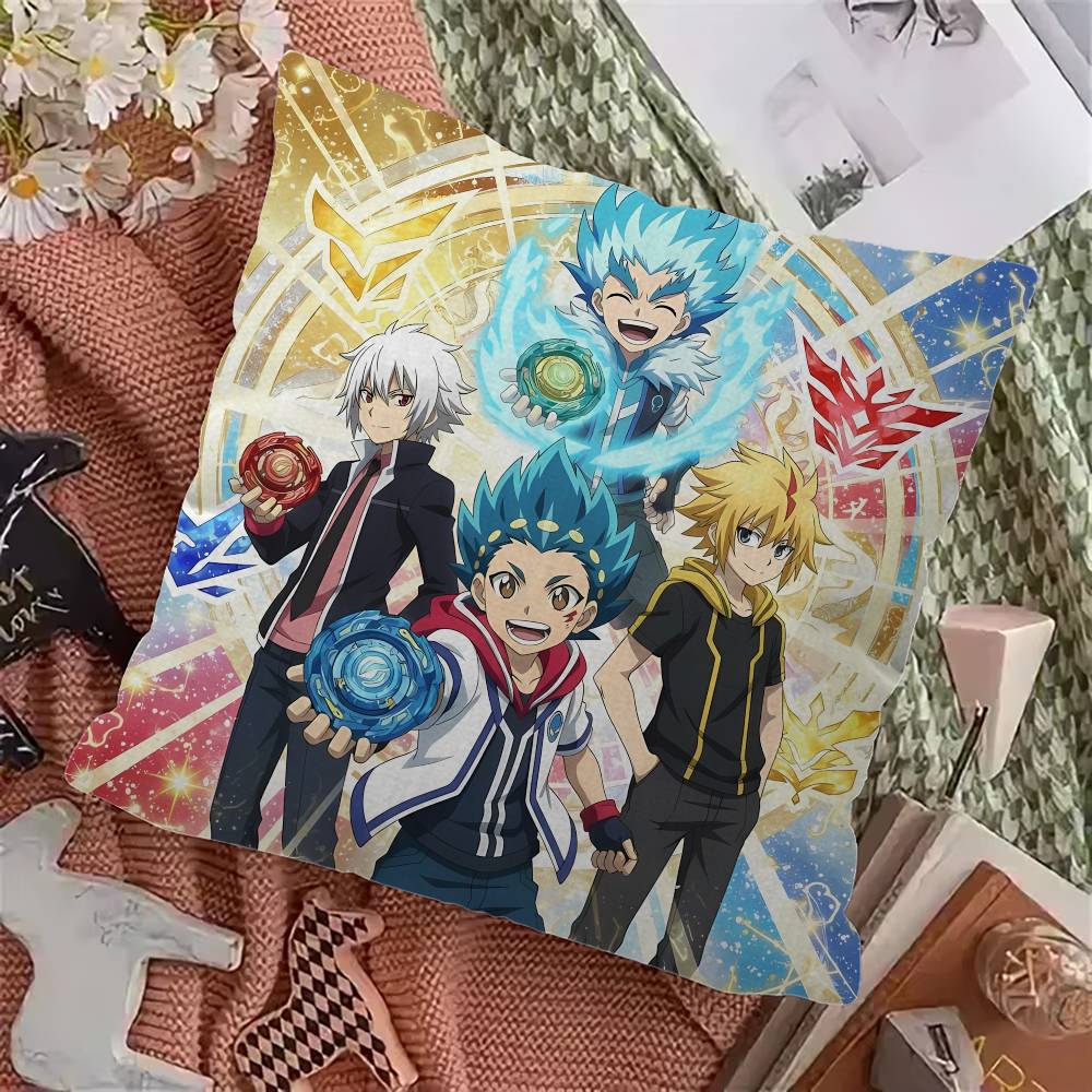 Anime Bbeyblade X Cushion Cover Inches Farmhouse Decor Home Throw Pillow Covers for Couch Decorations