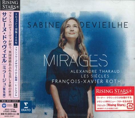 

CD SABINE DEVIEILHE - Mirages WPCS13738PROMO WARNER 2017 Japan Obi Classical Used