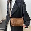 Vintage Fashion Versatile New Women Lady Bags Solid Color High-Grade Texture Simple Generous Temperament Crossbody Shoulder AVE