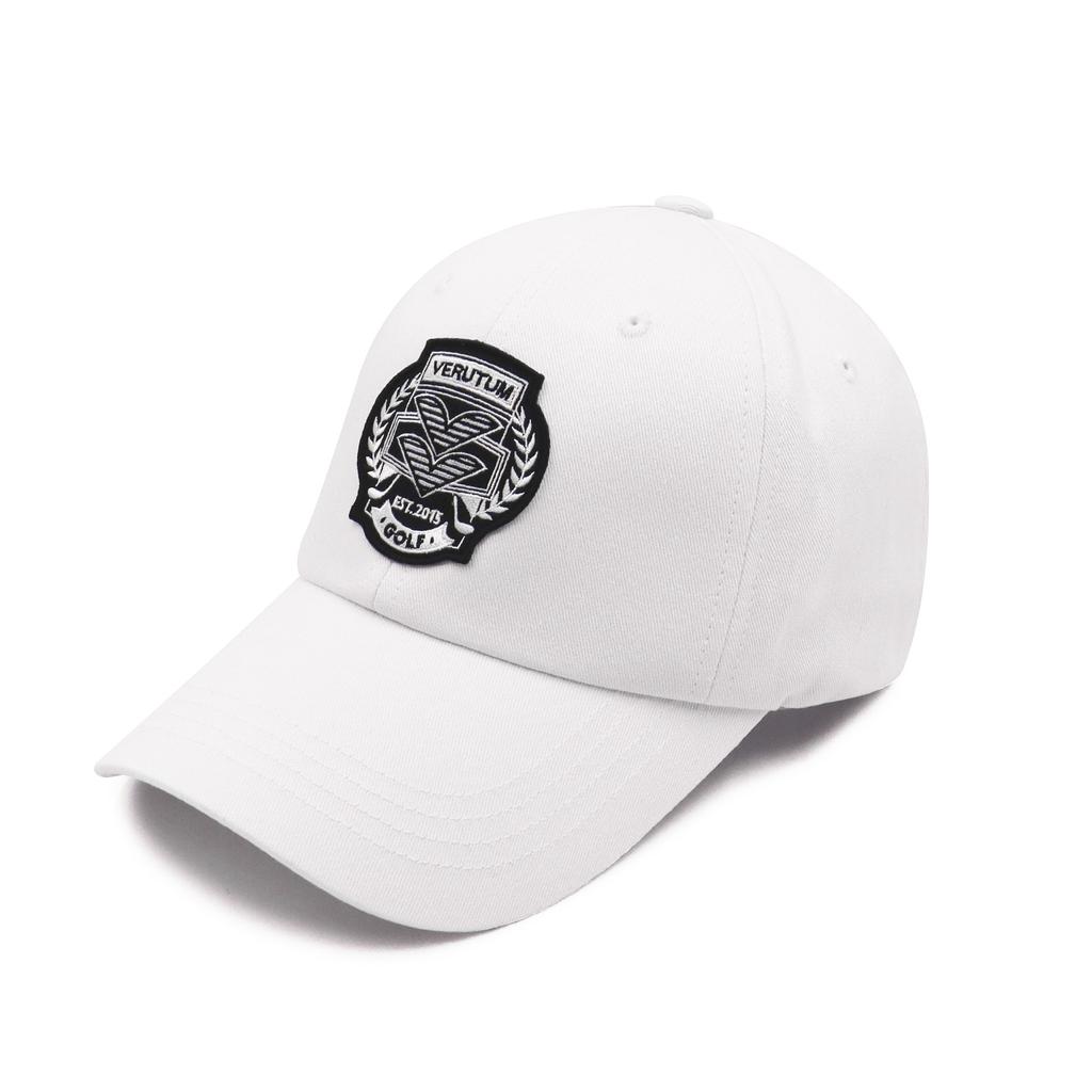 VERUTUM SPORTS Hw-Gbc001 : Classic Emblem White Ball Cap