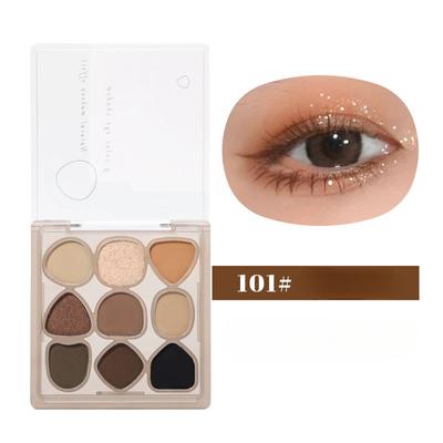 Sand Dune Eyeshadow Palette Matte Pearlescent Earth Color Goddess Makeup Jiugongge Contouring Eyeshadow