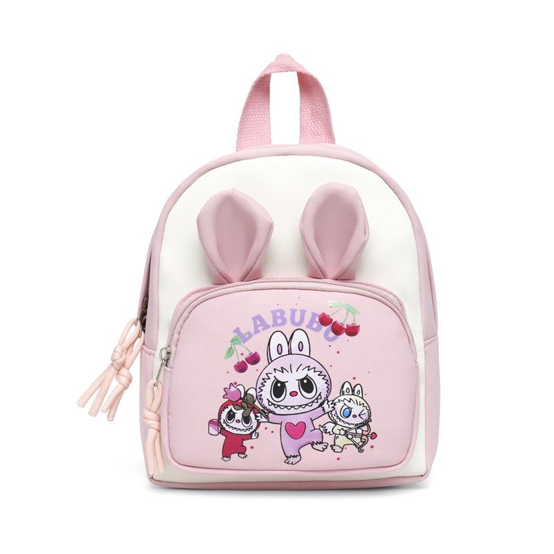 

Новая сумка-перекус для улицы Labubu, рюкзак для защиты позвоночника для учеников начальной школы розовый