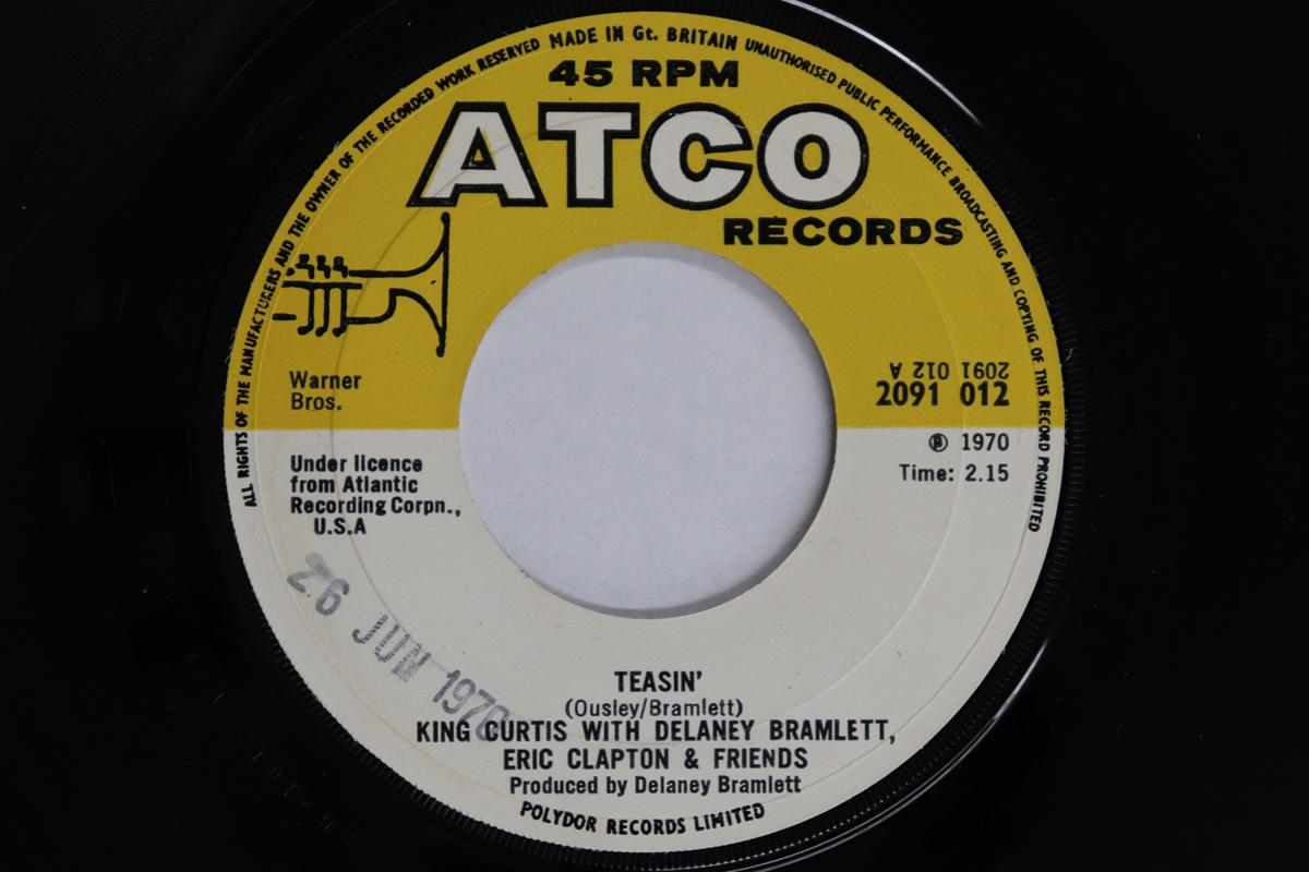 

7inch Record KING CURTIS - Teasin / Soulin 2091012 ATCO RECORDS 1970 UK Jazz Used