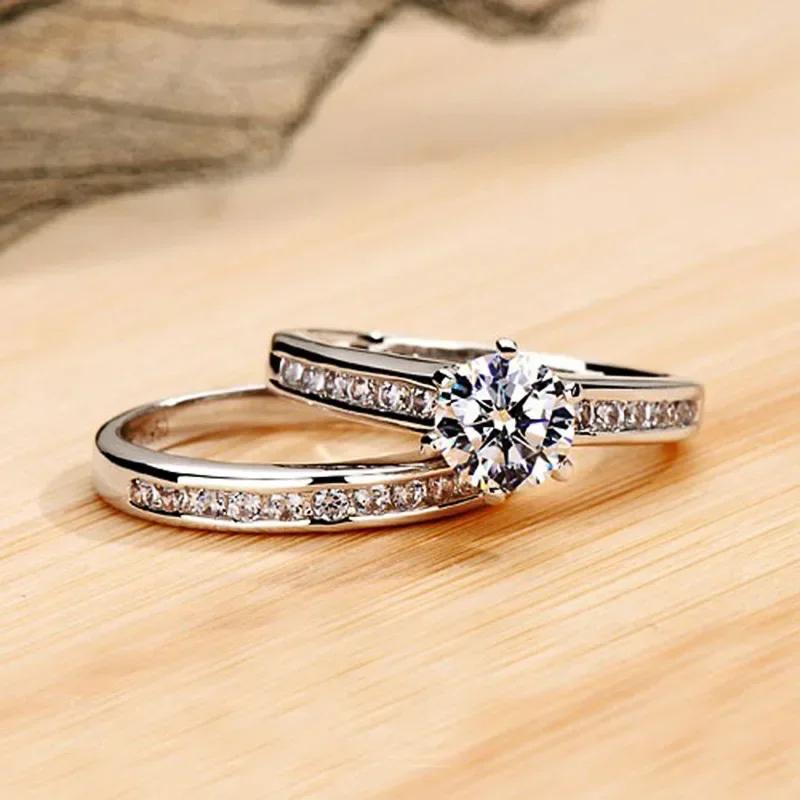 New 2-Piece Set Of Rings With European And American Style, Personalized Luxury, High-End Design, Temperament, And Trendy Jewelry