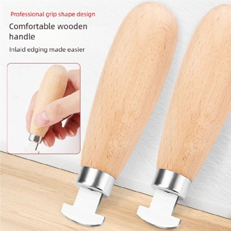Ergonomic Wooden Handle Bezel Pusher Stainless Steel Precisions Tool For Professional Jewelry Workshop