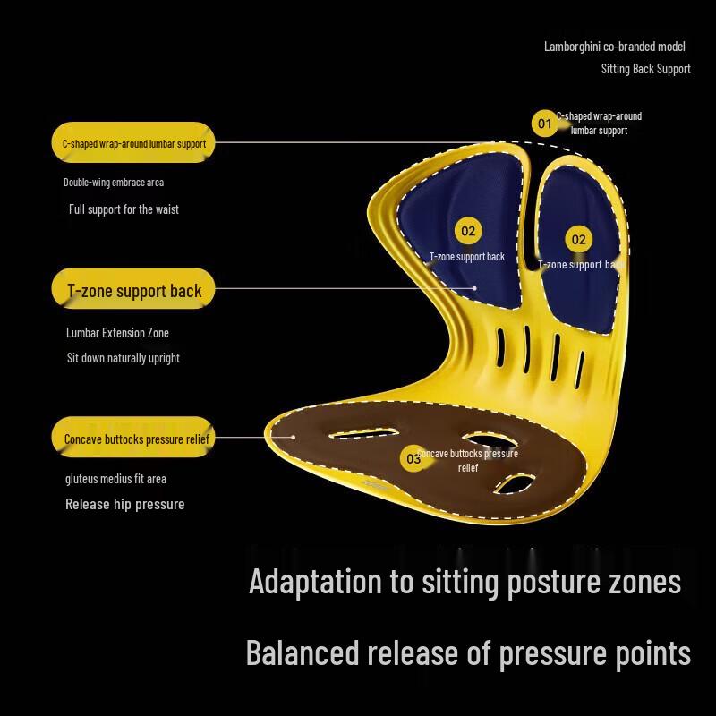 Zuodian Enlarged Lumbar Support Cushion