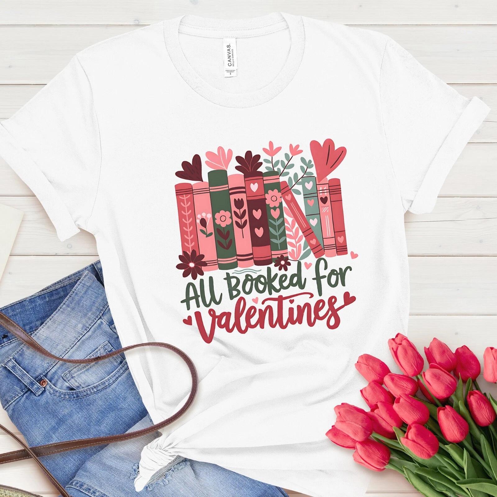 Valentine s Day Bookworm Graphic Tee, Anti-Valentine Gift, Single Awareness Day XL