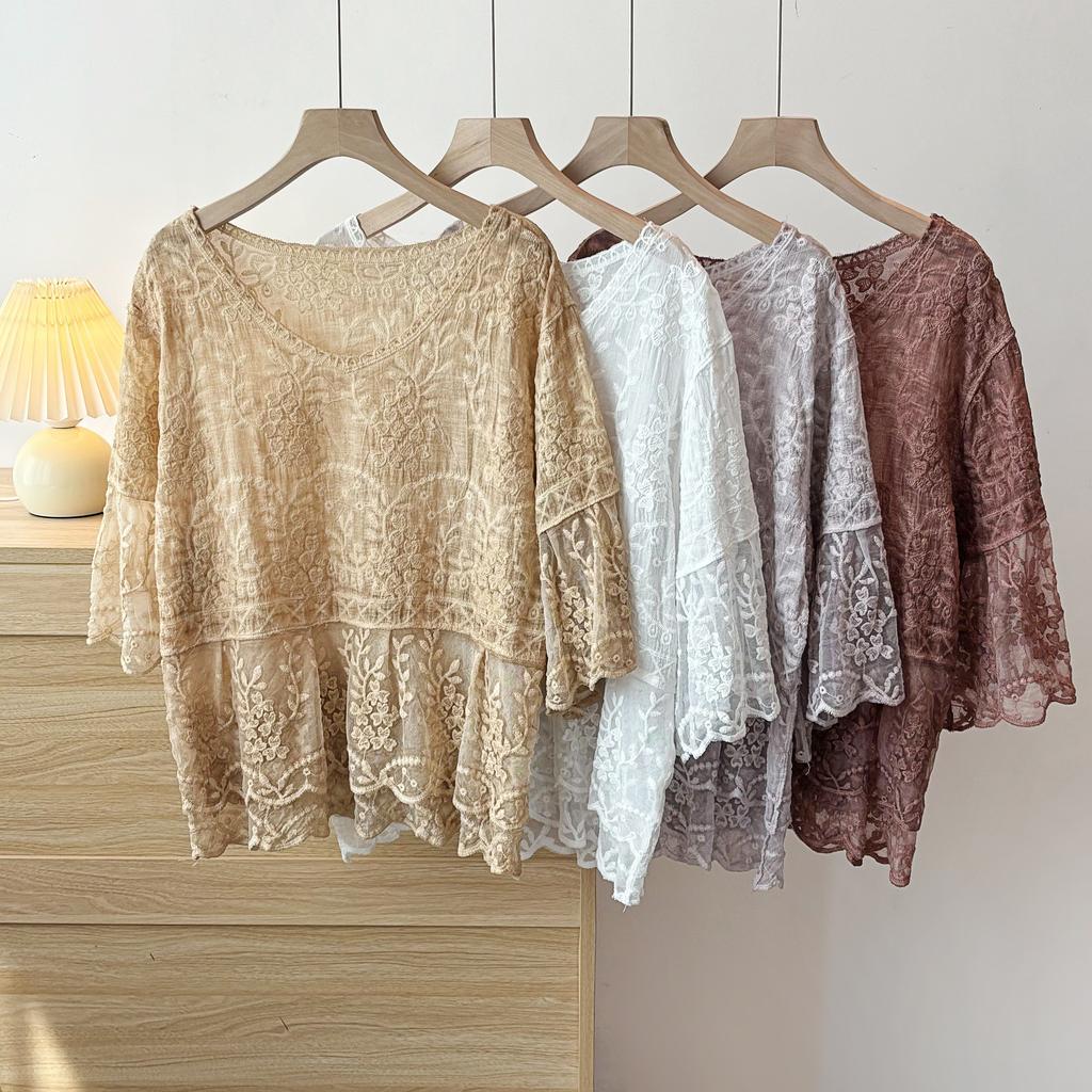 Dimanaf 2025 New Summer Women T-Shirt Tshirt Short Sleeve Bat Basic Fashion V-Neck Tops Tees Casual Loose White Tees