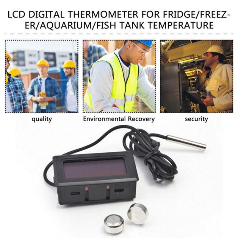1-5pcs LCD Digital Thermometer For Freezer Temperature -50~110 Degree Refrigerator Fridge Thermometer