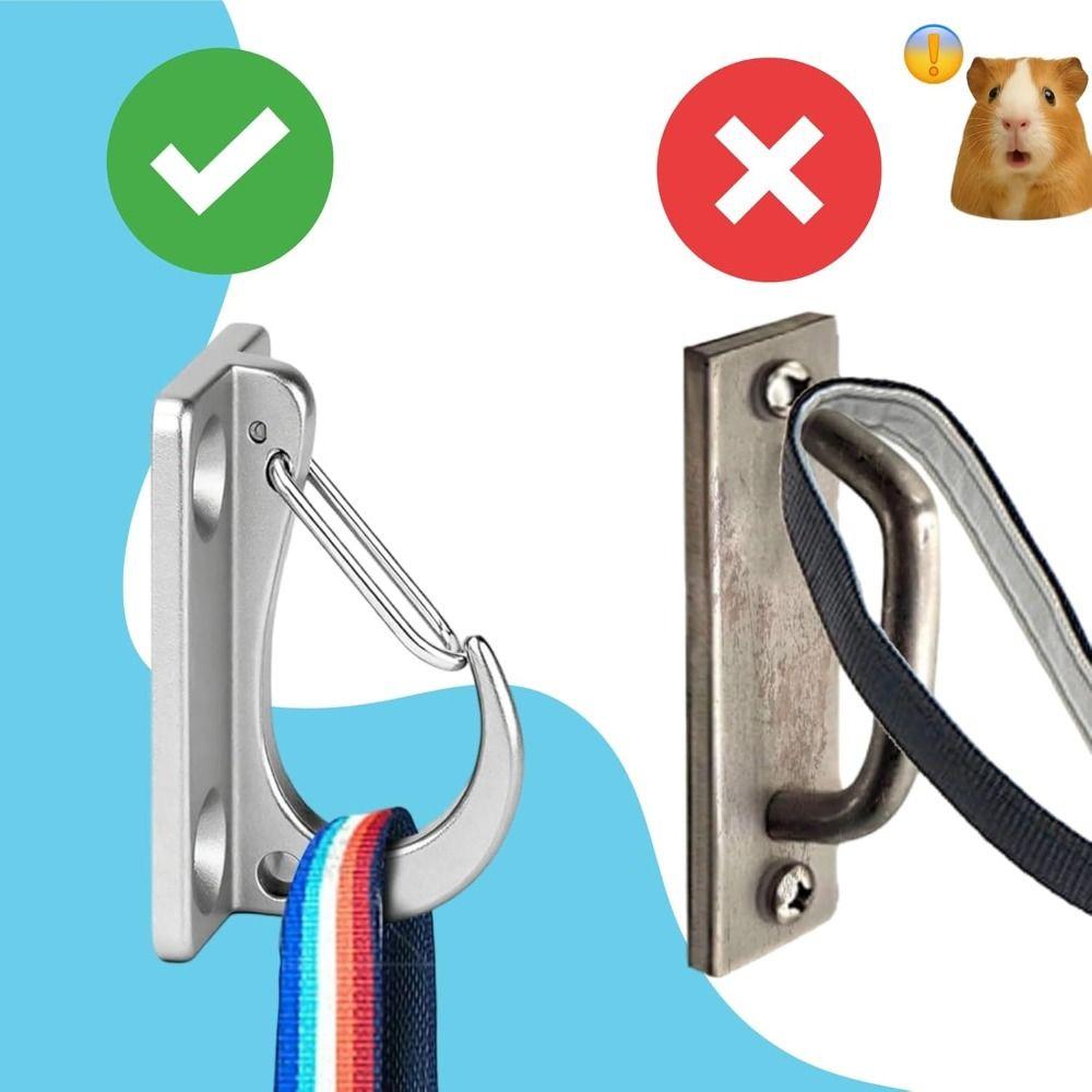 Multi-functional Wall Mount Holder 316 Stainless Steel Dogs Leash Hook Wall Hooks Outdoor