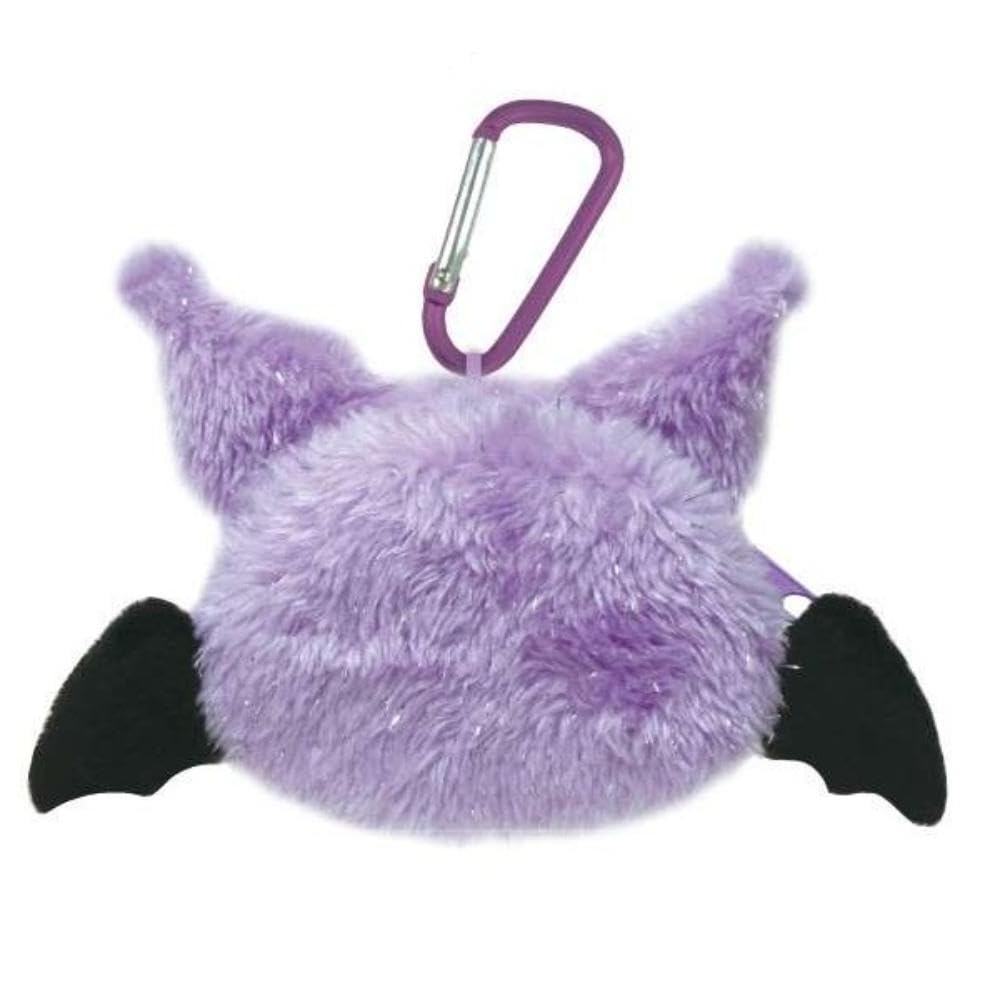 K Company My Melody Kuromi (Engel-Serie) Gesicht Mini-Tasche, Kuromi, Lila, MK-FMP-KUP, H7 x B14,8 x T3,5cm