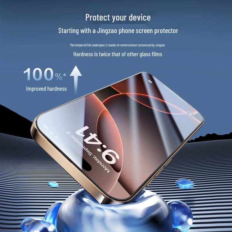 

Tempered Glass Screen Protector for iPhone 16 Pro Max iPhone 16 Pro Max