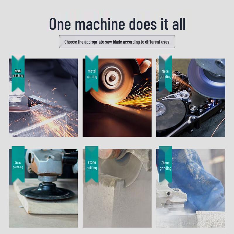 DAYI 850W Household Angle Grinder CN plug (adapter included)