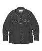 THEVINYLHOUSE Western Denim Shirts Black