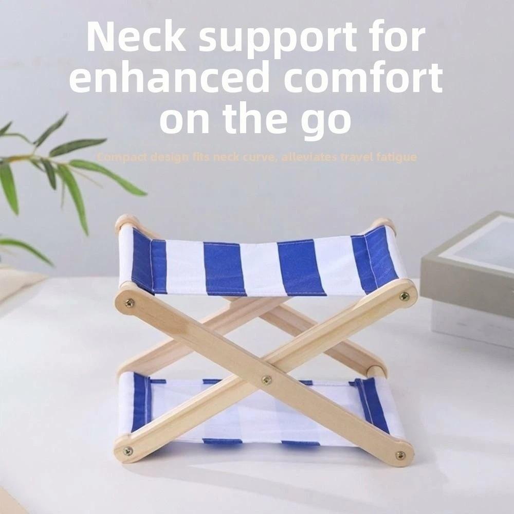 UV Resistant Outdoor Camping Neck Pillow Canvas Lounge Headrest For Sleeping Picnic