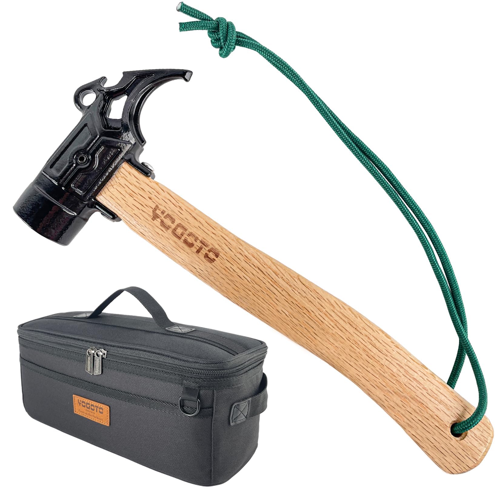 

YOGOTO Peg Hammer with Safety Belt and Storage Case (Hammer + Storage Box)