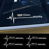 2PCS PVC Car Side Window Stickers Vinyl Waterproof Decals for Cadillac