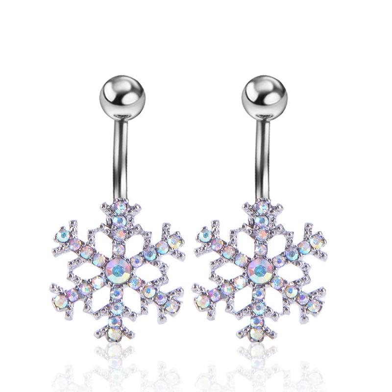

Летние звезды, снежные кольца для пупка, модные пирсинг пупка, Ombligo, женские пирсинг, 2 шт. 2pcs