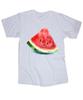 Watermelon White T-shirt Summertime Fruit Lake Picnic