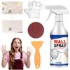 Magic Wall Repair Spray Set, Versatile Wall Repair Paint Wall Spray Paint, Water-Based Paint White Peel, Wall Mending Kit for Seamless Repairs - Dust
