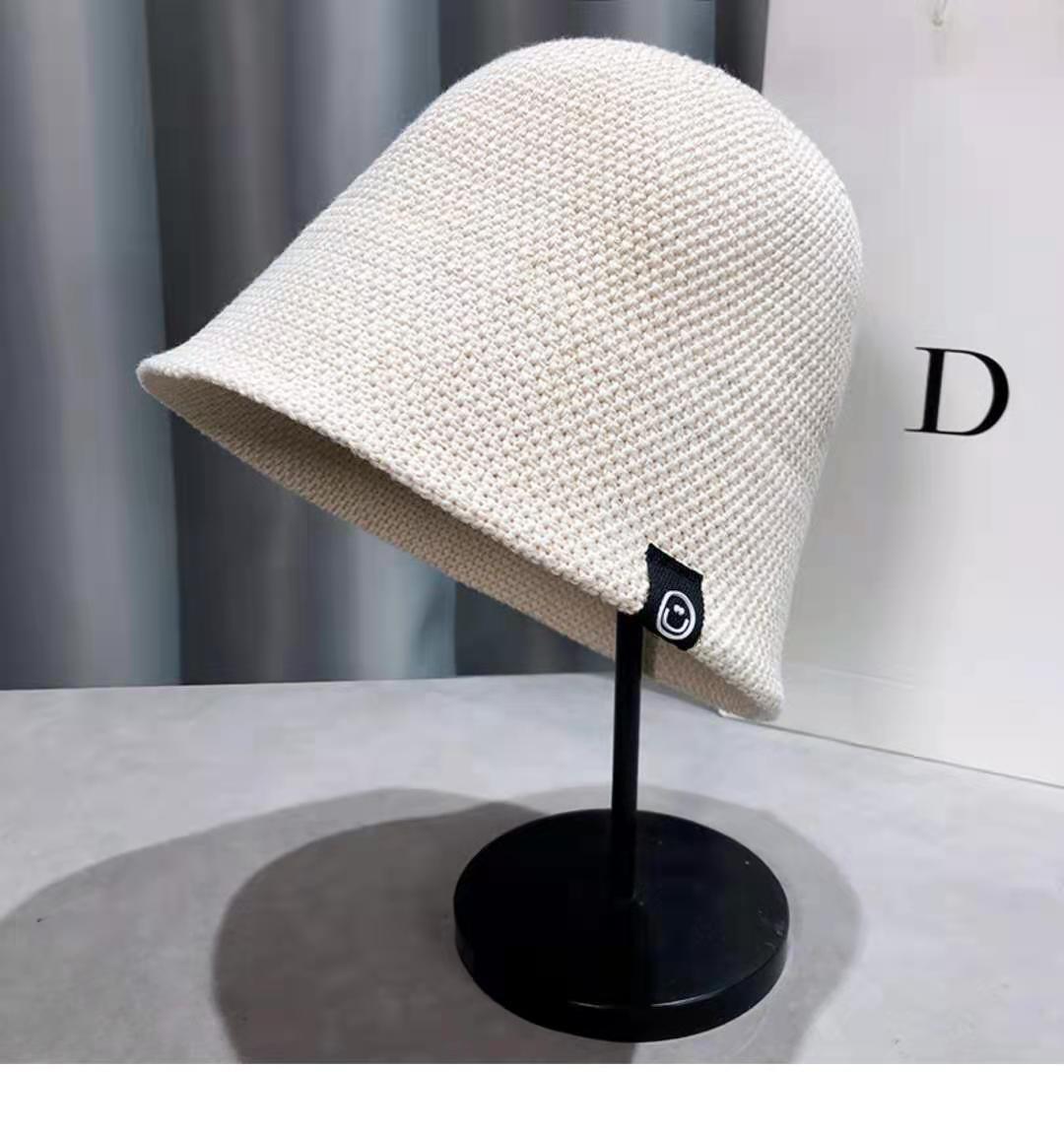 

Рыбацкая шляпа Детская весенне-летняя солнцезащитная шляпа с солнцезащитным козырьком Надпись на этикетке со смайликом Закрытая панама M（56-58cm） бежевый