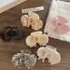 French Style Acetic Acid Hair Clip Colorful Camellia Hairpin Sweet Shark Clip  Streetwear
