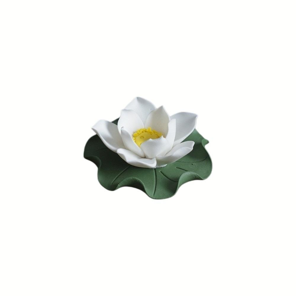

1 Hole Incense Insert Lotus Censer Meditation Zen Style Incense Burner Spiritual Gifts белый