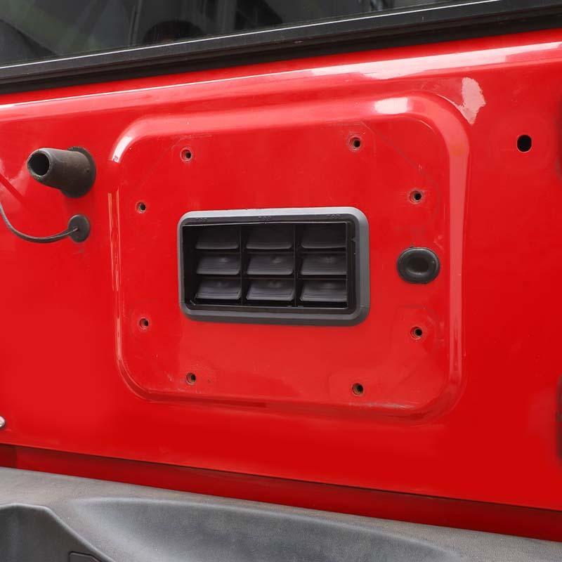 ABS Tailgate Vent Grille Decoration Cover Stickers For Jeep Wrangler JK 2007-2017 Interior Accessories